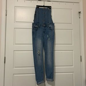 Distressed Overalls